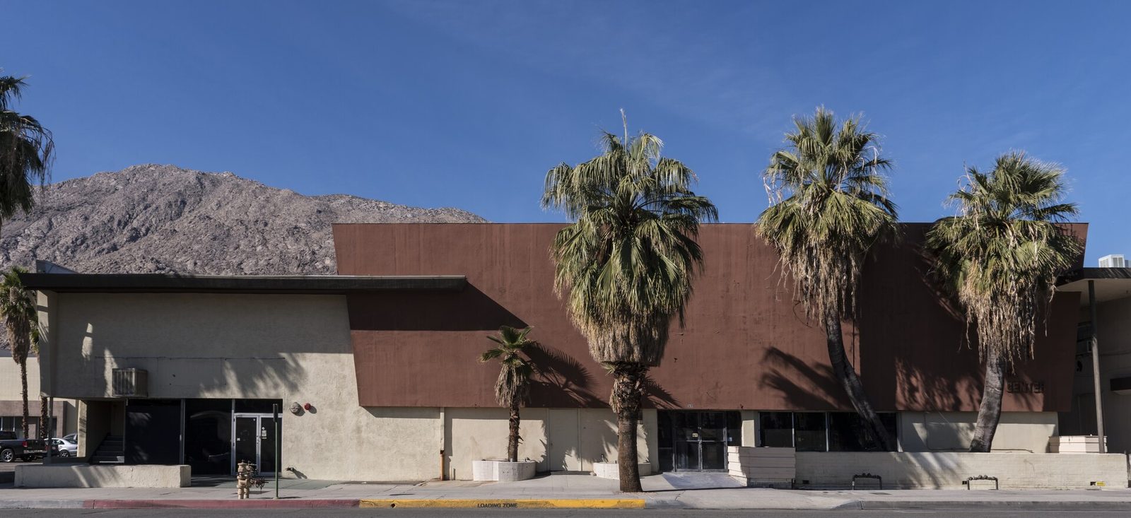 Demolition begins at the Town & Country Center, clearing the way for Palm Springs' new downtown fire station