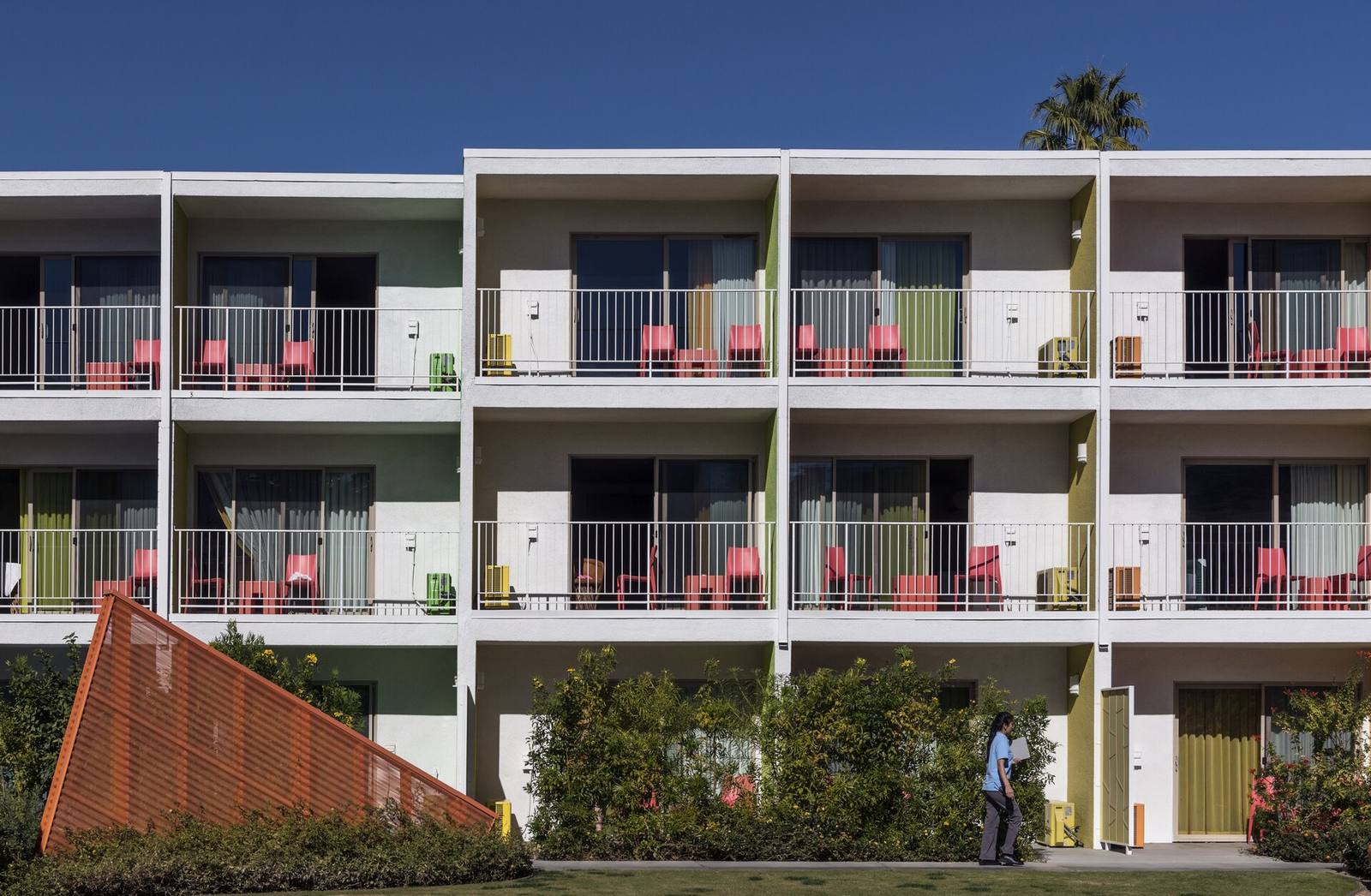 The Saguaro Hotel. Lodging is the largest slice of visitor spending in Greater Palm Springs: $2.4 billion, or 31 percent.